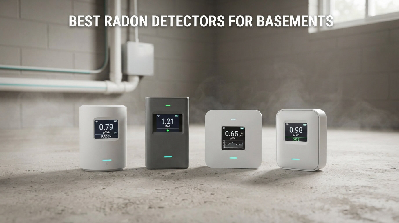 best radon detectors for basements