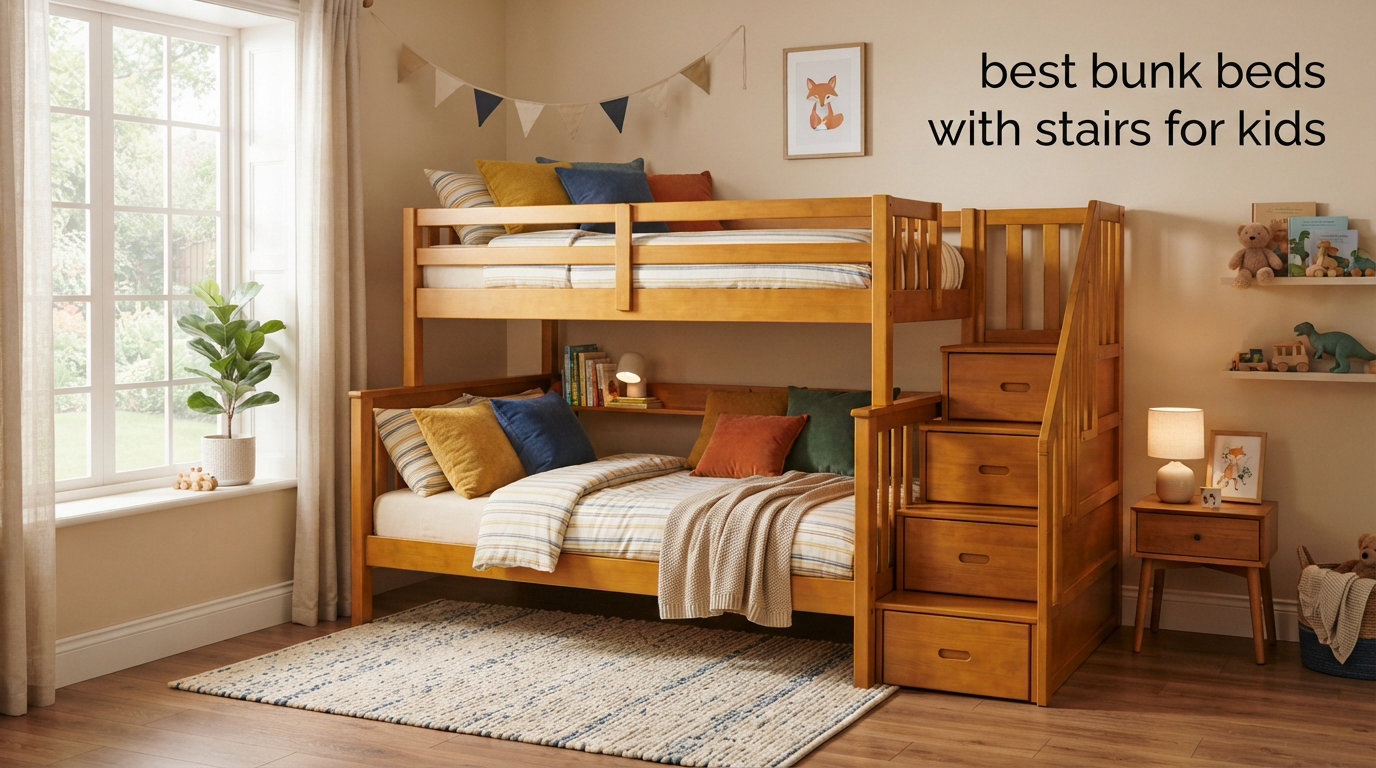 best bunk beds with stairs for kids