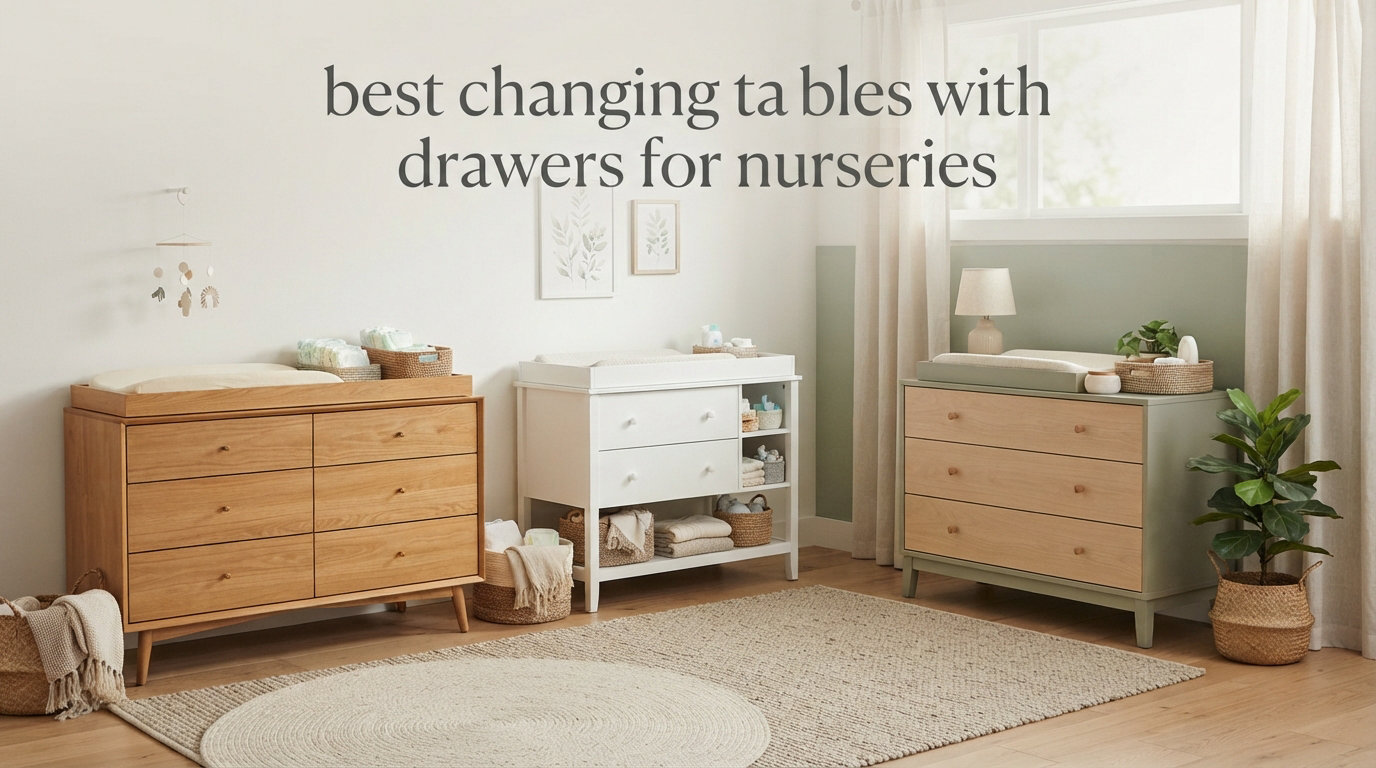 best changing tables with drawers for nurseries