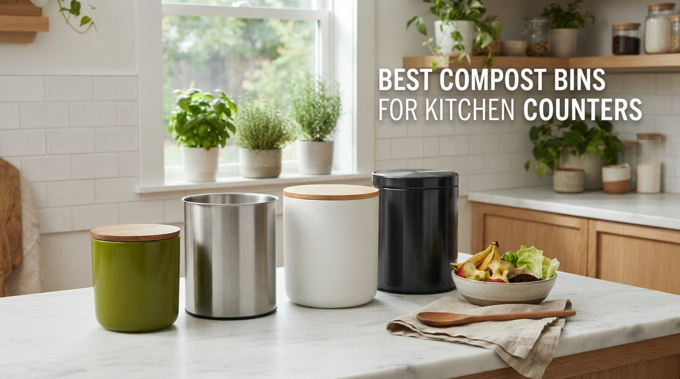 best compost bins for kitchen counters