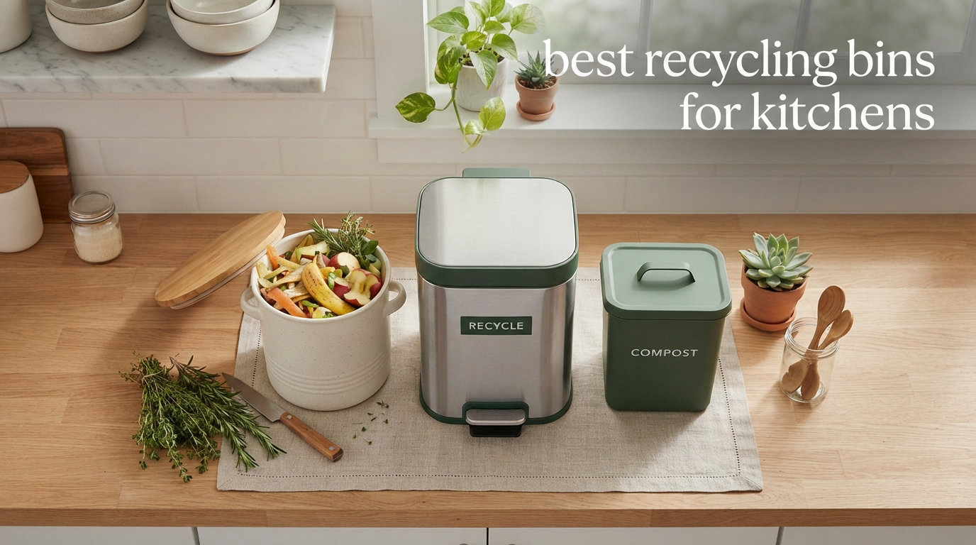 best recycling bins for kitchens