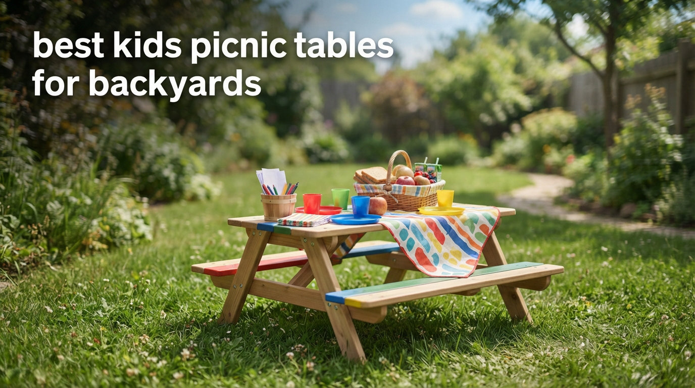 best kids picnic tables for backyards