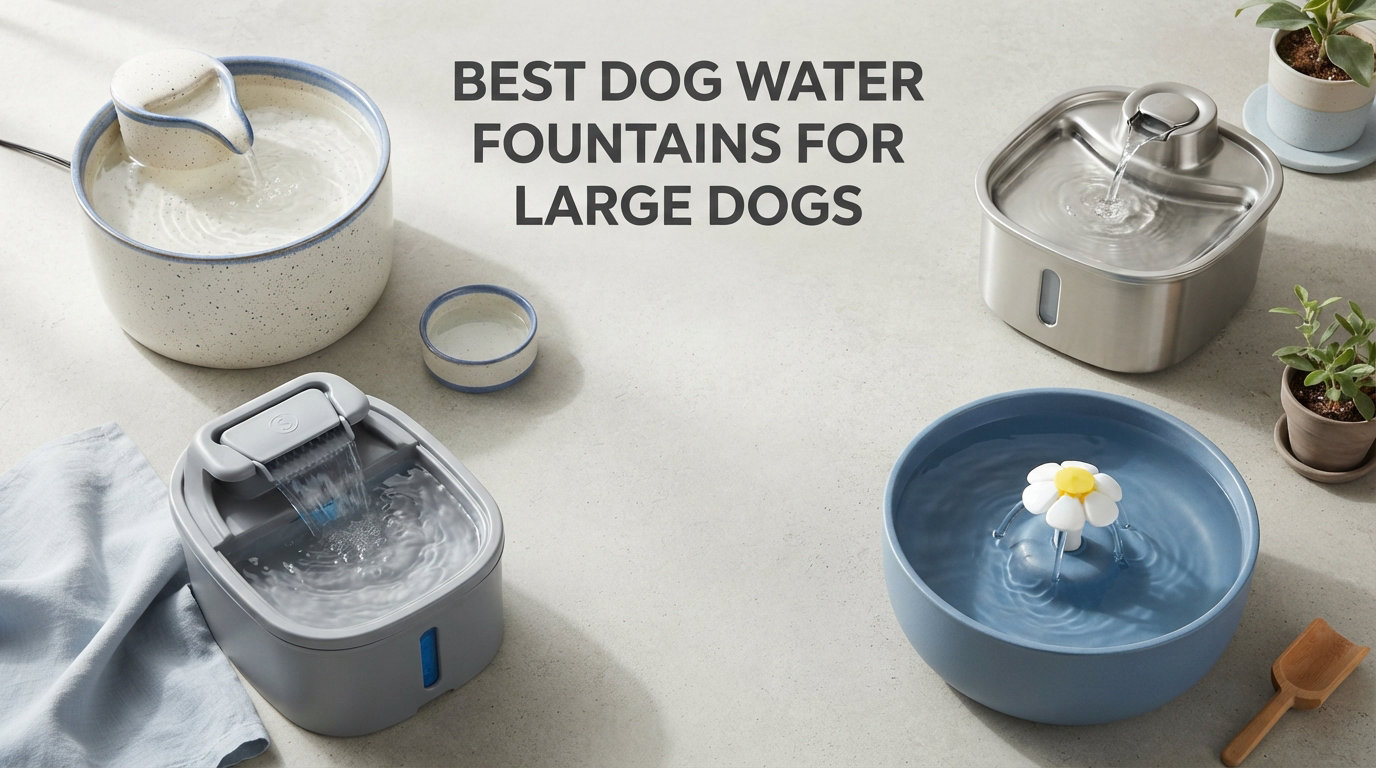best dog water fountains for large dogs