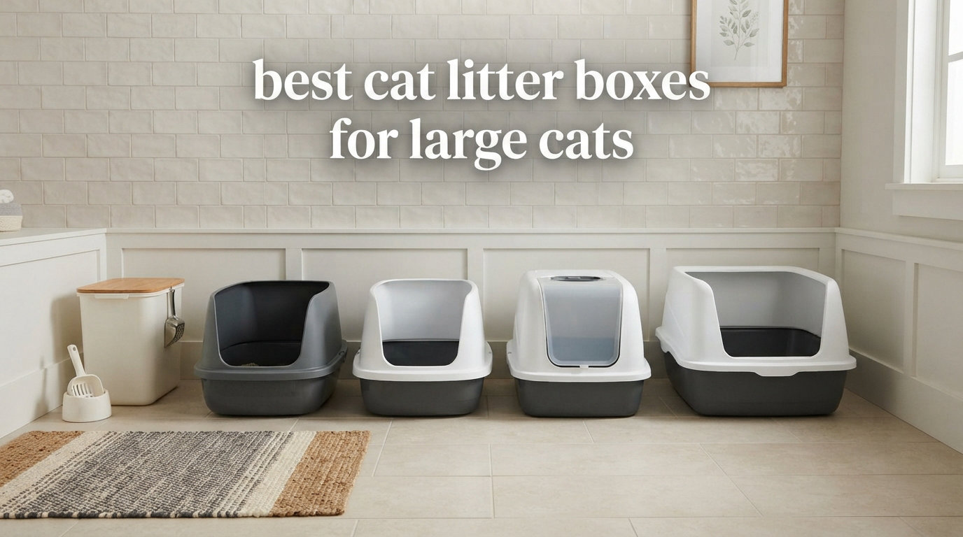 best cat litter boxes for large cats