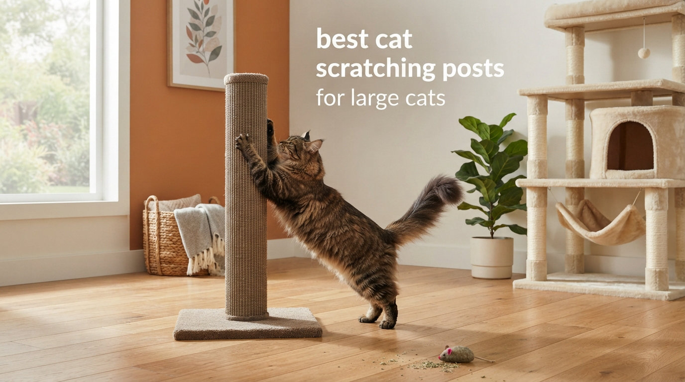 best cat scratching posts for large cats