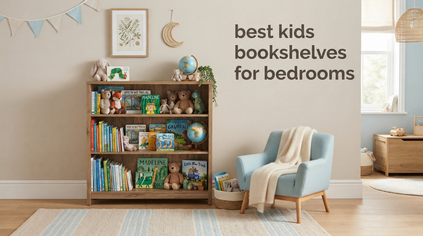 best kids bookshelves for bedrooms