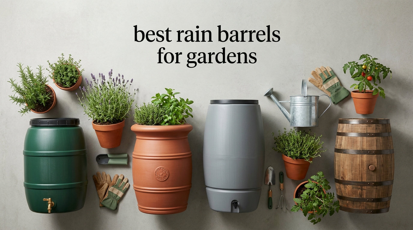 best rain barrels for gardens