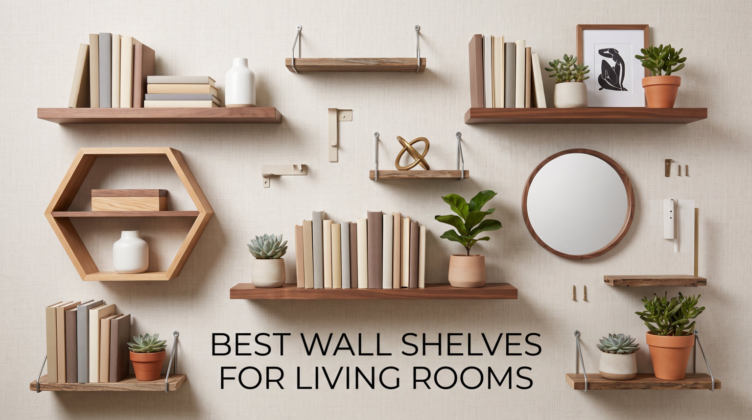 best wall shelves for living rooms