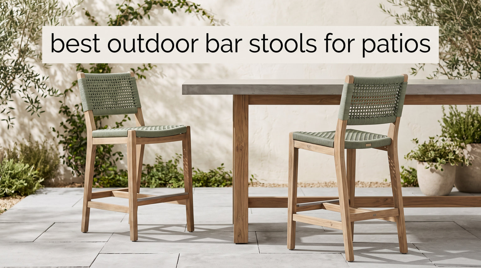 best outdoor bar stools for patios