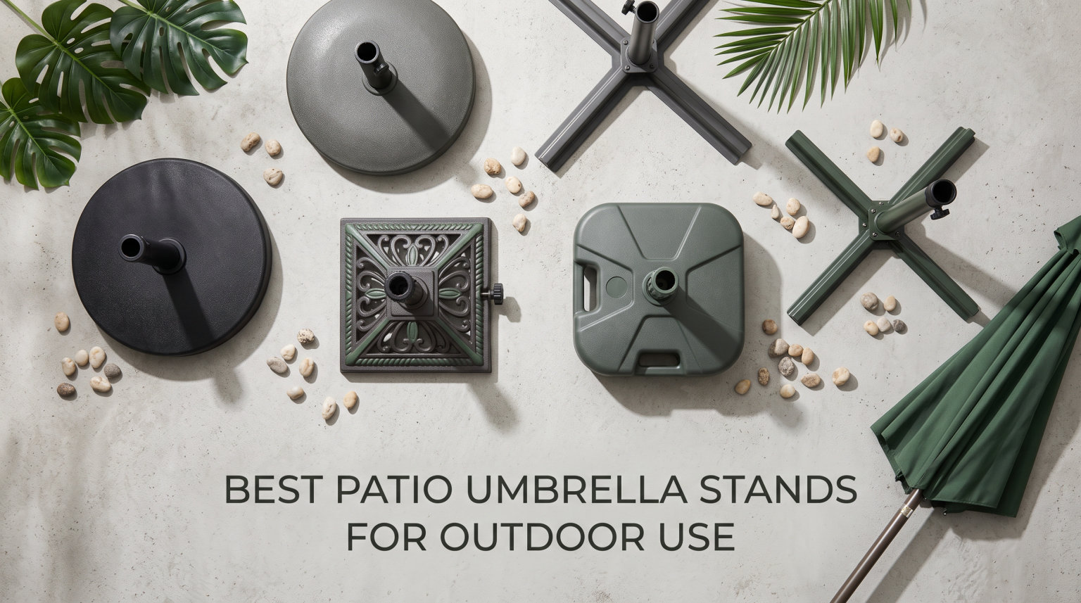 best patio umbrella stands for outdoor use