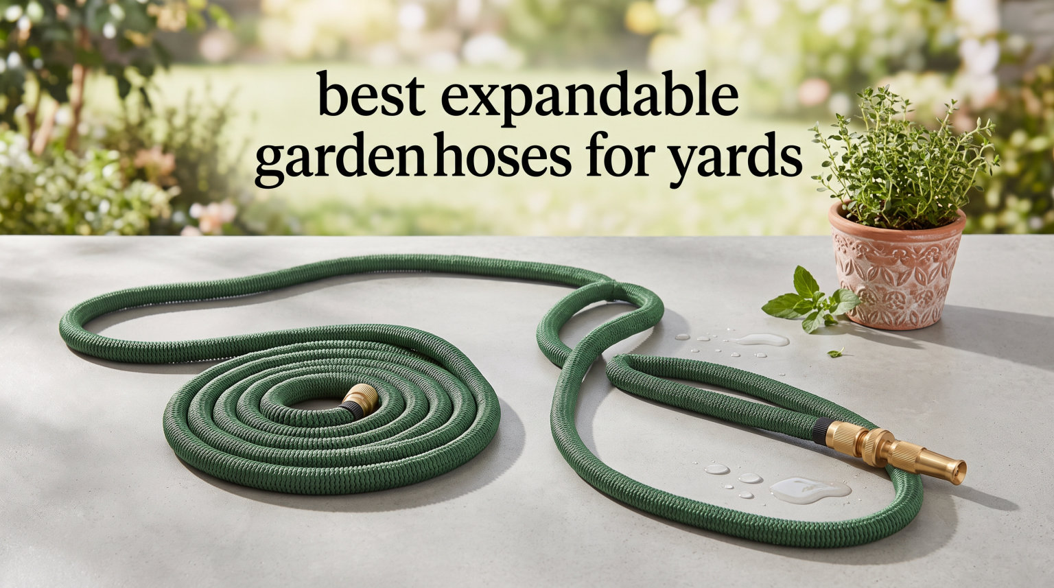 best expandable garden hoses for yards