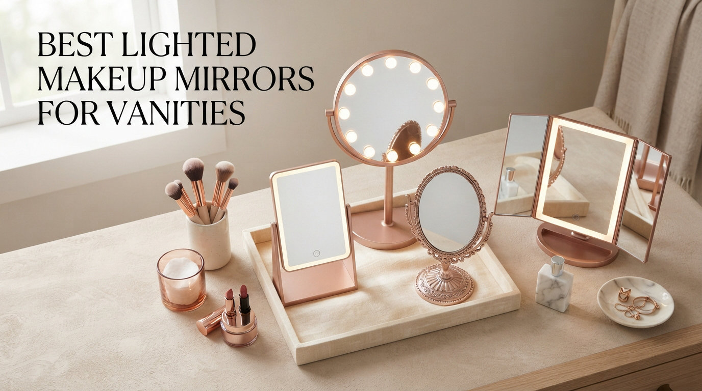 best lighted makeup mirrors for vanities