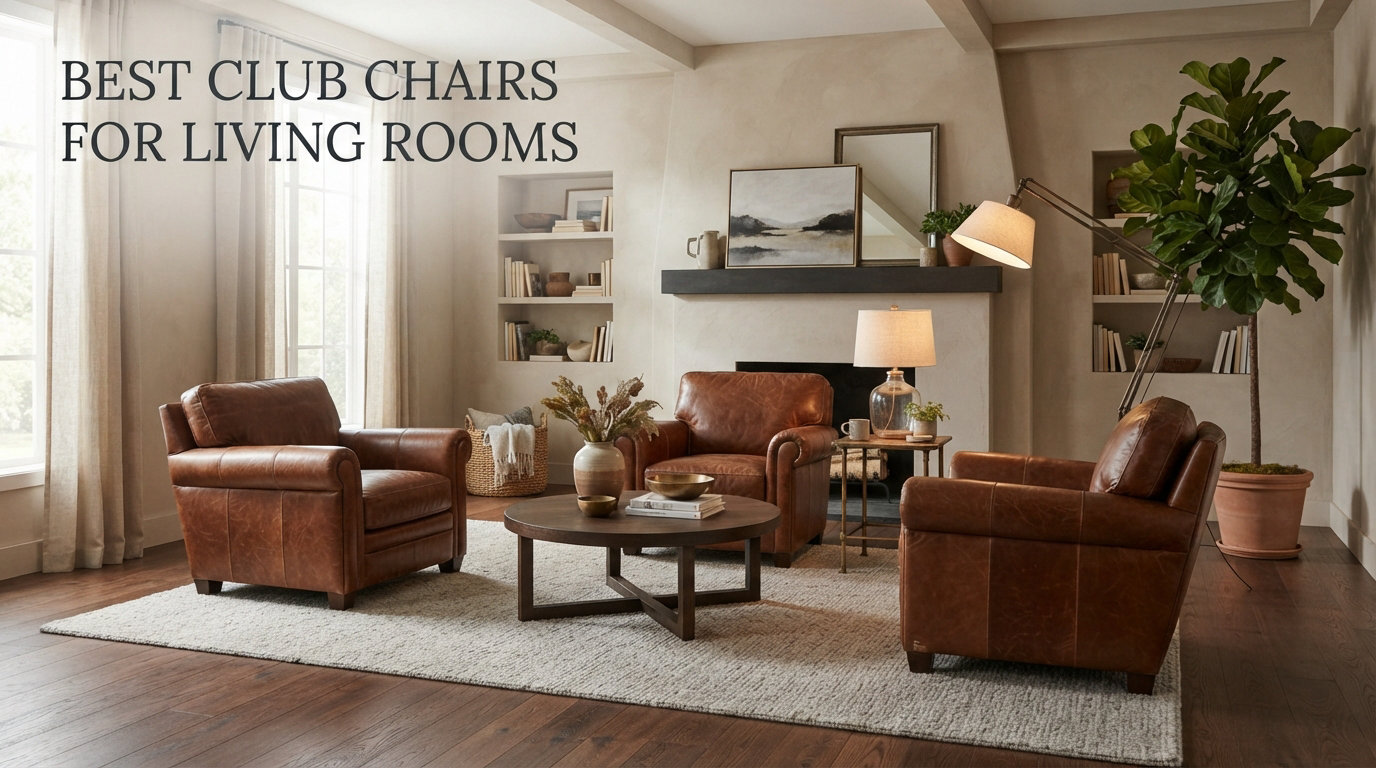 best club chairs for living rooms