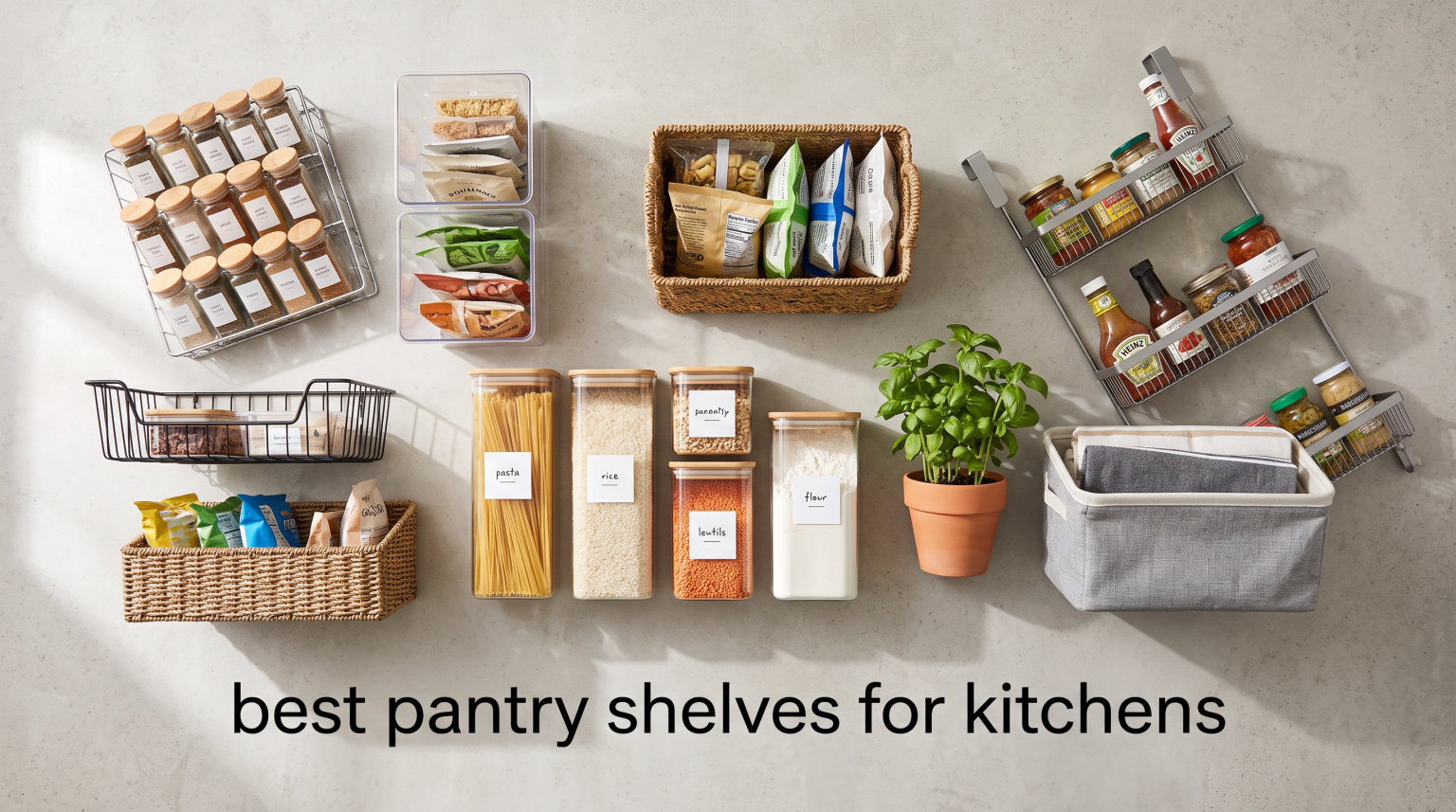 best pantry shelves for kitchens