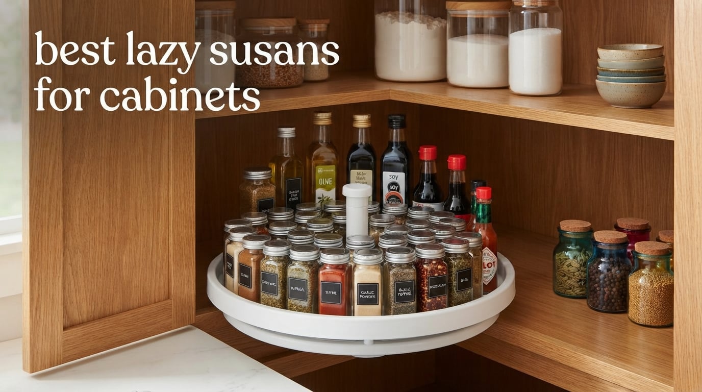 best lazy susans for cabinets