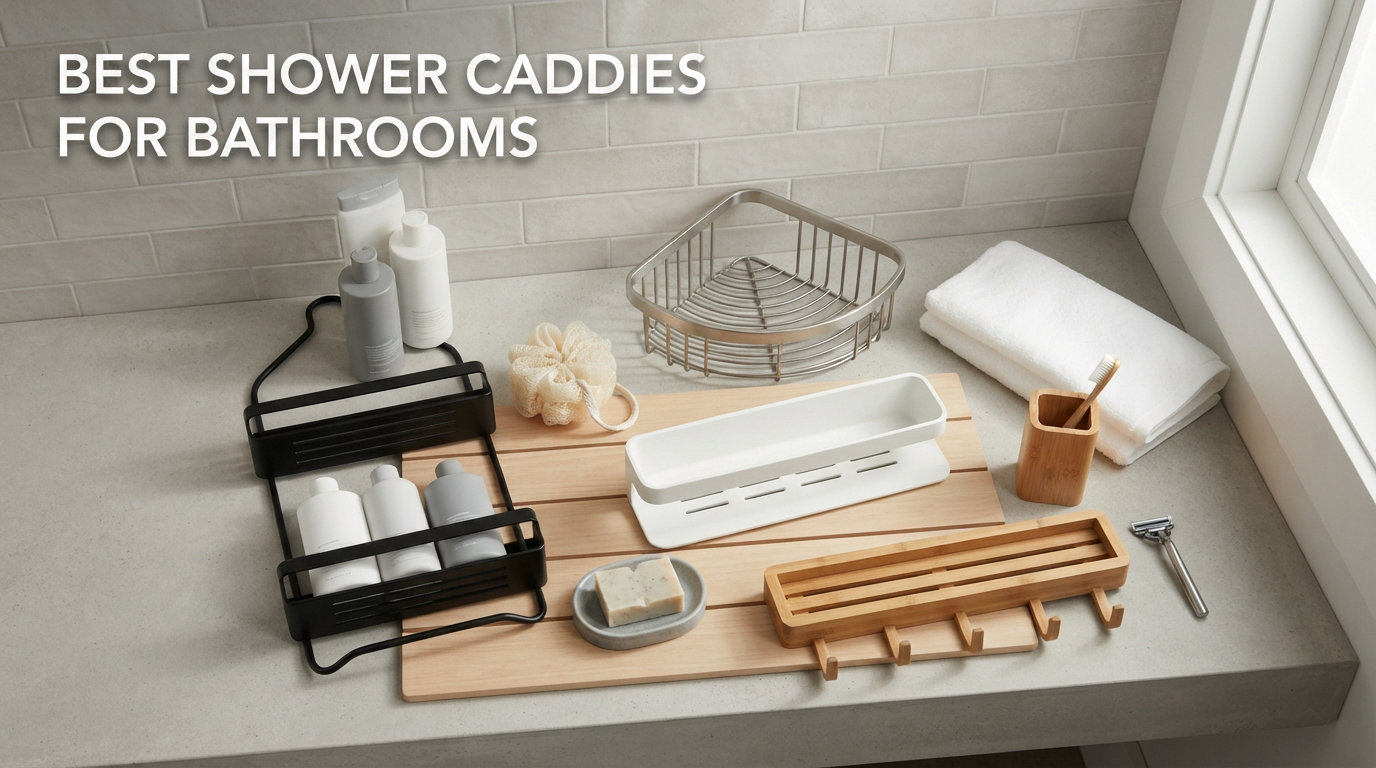 best shower caddies for bathrooms