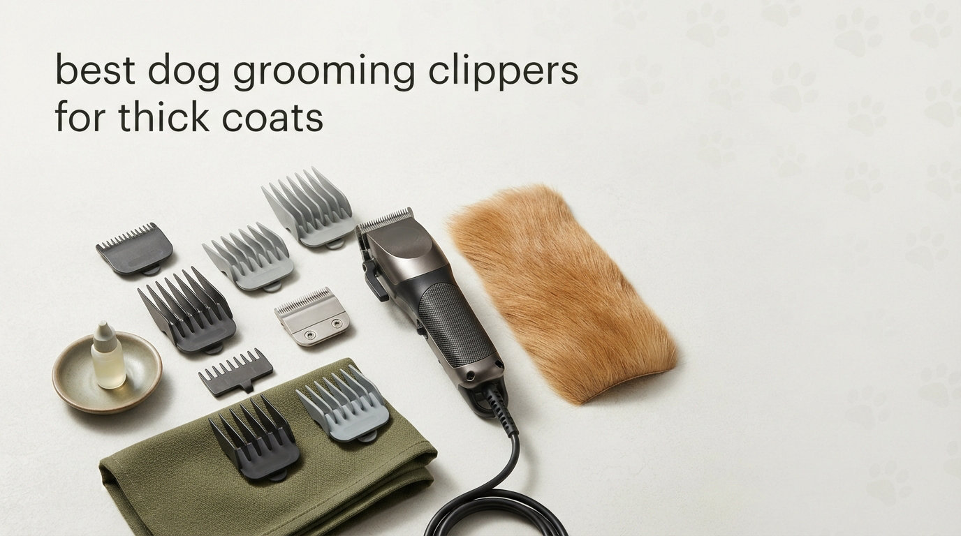 best dog grooming clippers for thick coats