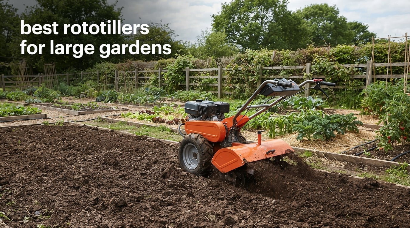 best rototillers for large gardens