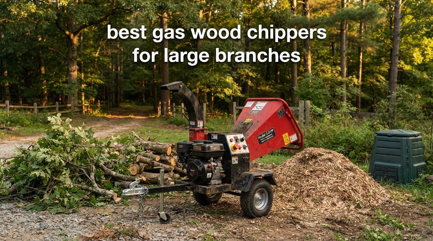 best gas wood chippers for large branches