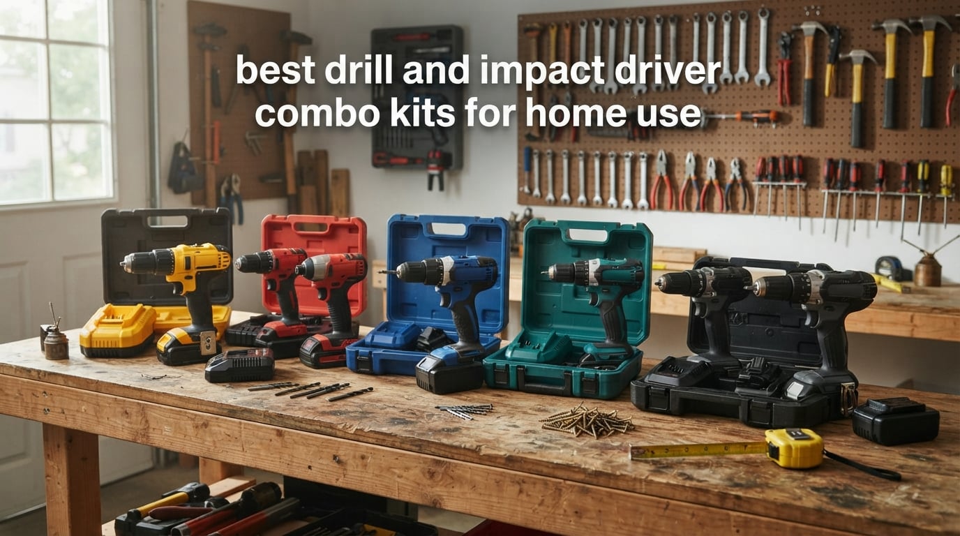 best drill and impact driver combo kits for home use