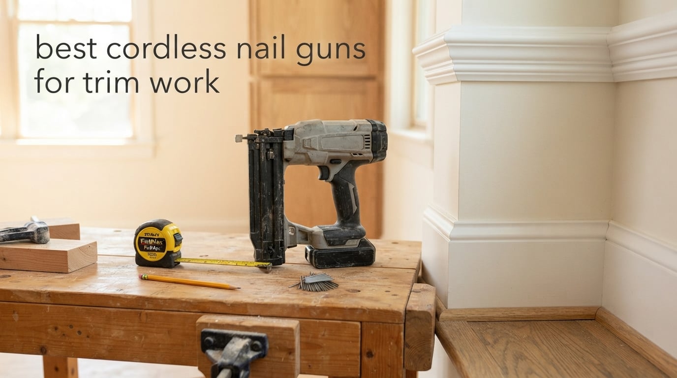 best cordless nail guns for trim work