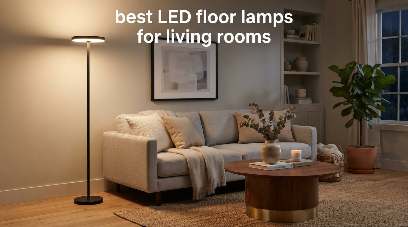 best LED floor lamps for living rooms