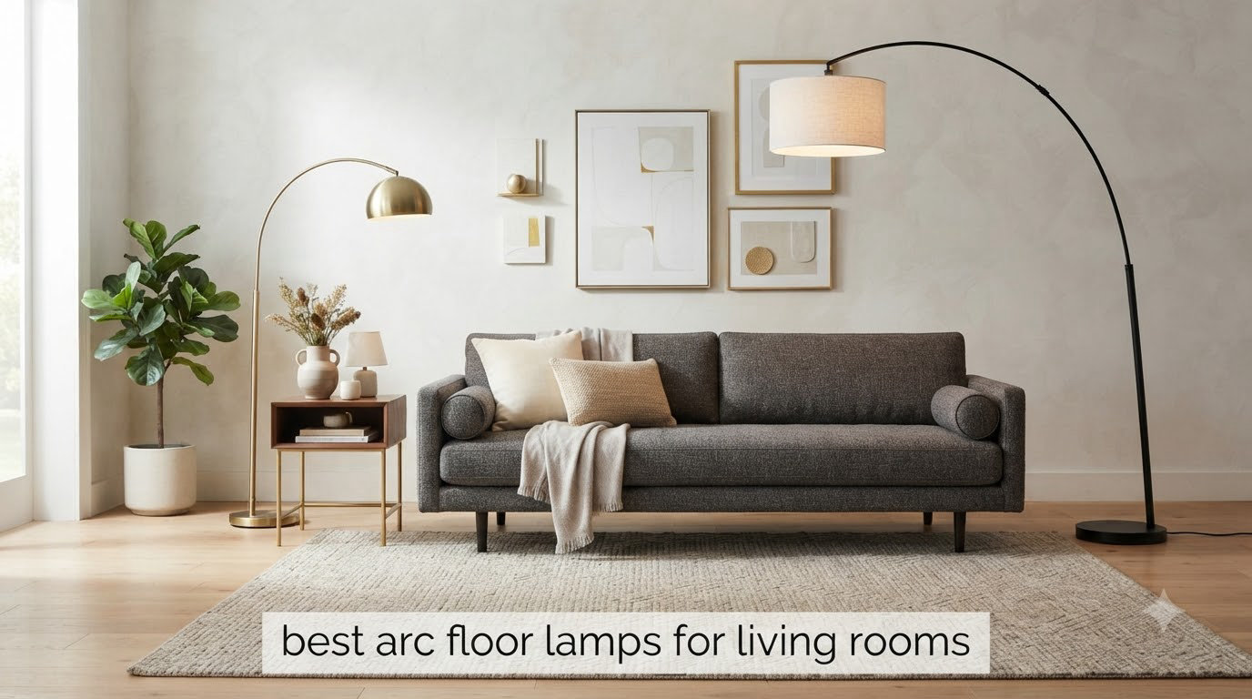 best arc floor lamps for living rooms