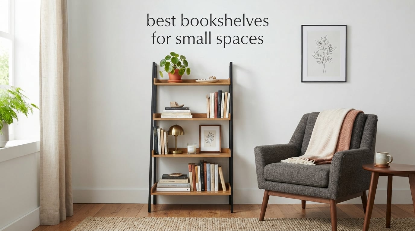 best bookshelves for small spaces