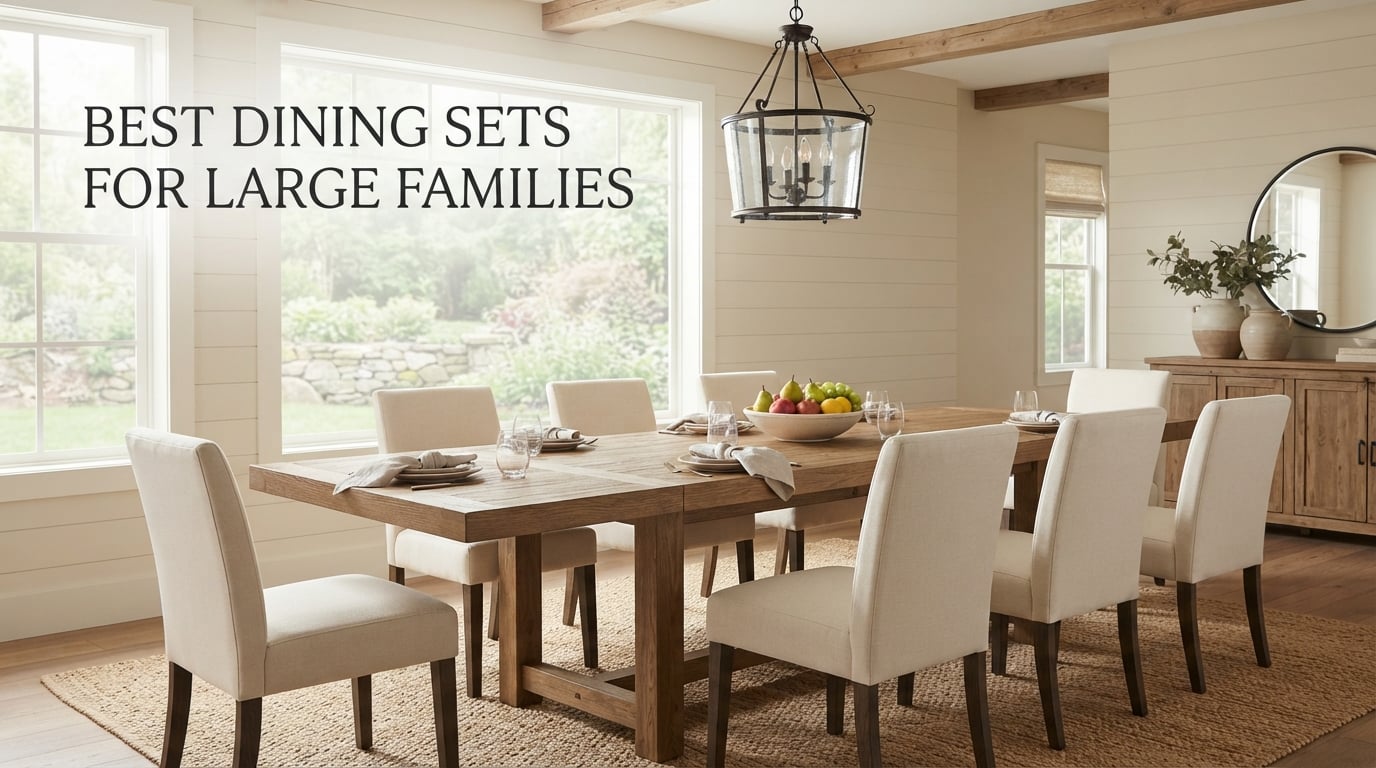 best dining sets for large families