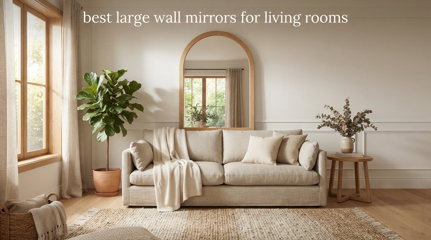 best large wall mirrors for living rooms