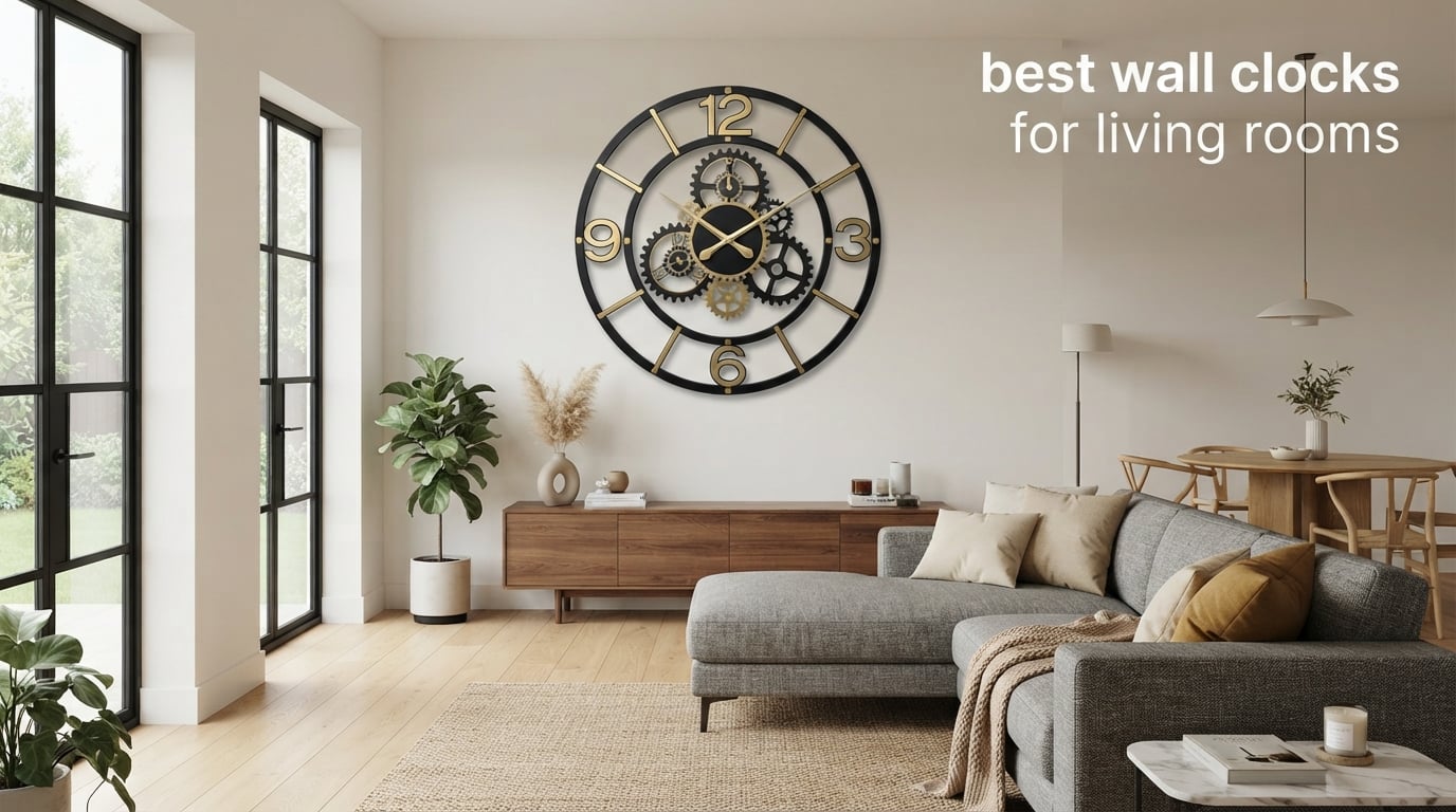 best wall clocks for living rooms