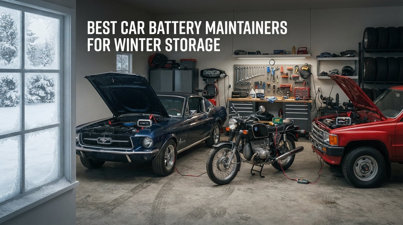 best car battery maintainers for winter storage