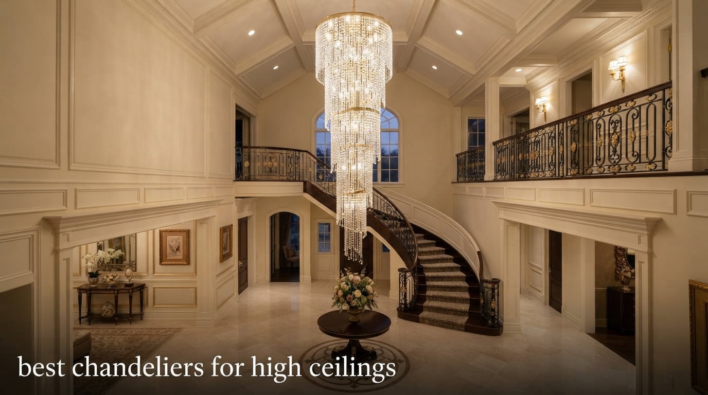 best chandeliers for high ceilings