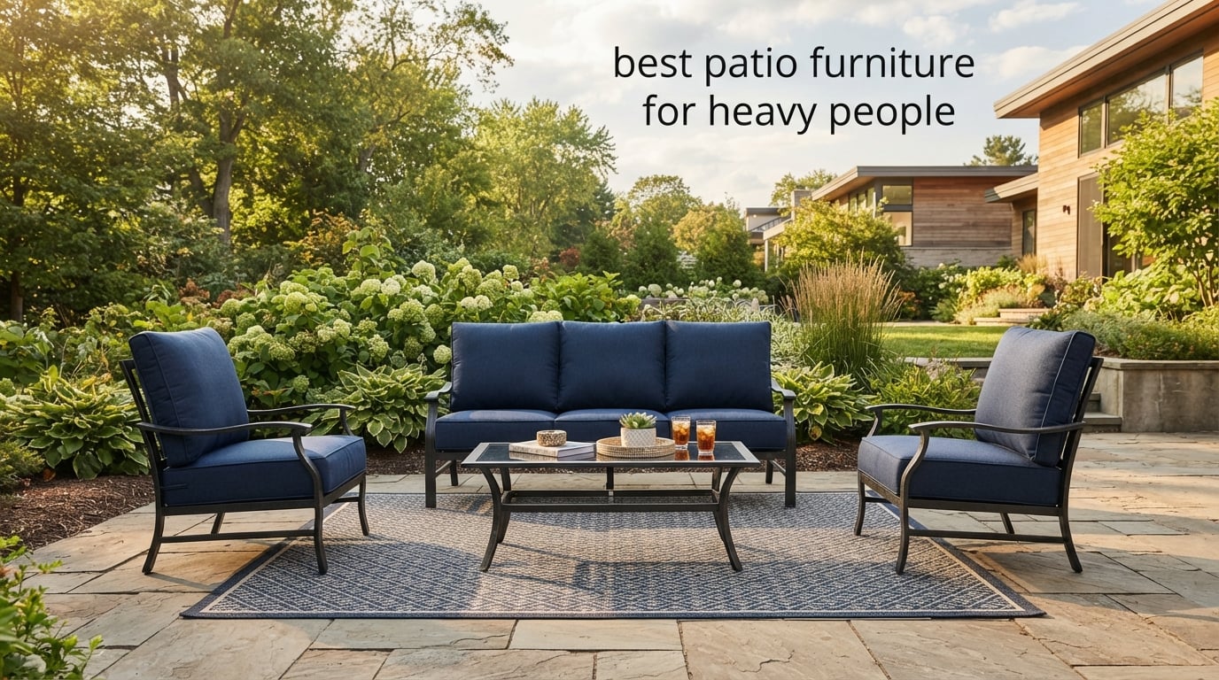 best patio furniture for heavy people