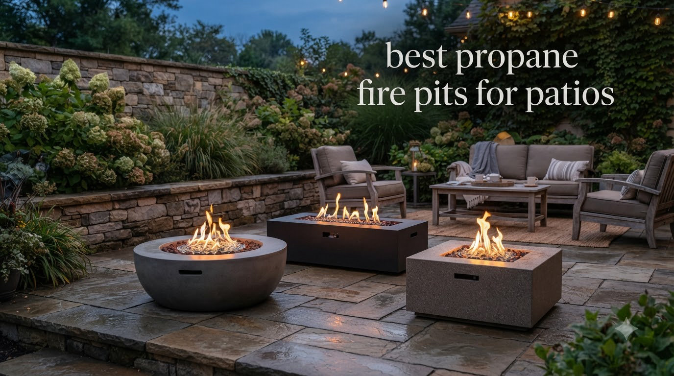 best propane fire pits for patios