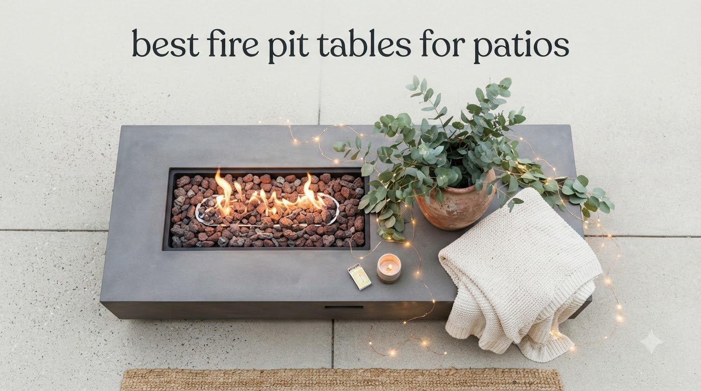 best fire pit tables for patios