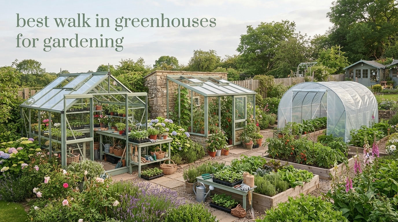 best walk in greenhouses for gardening