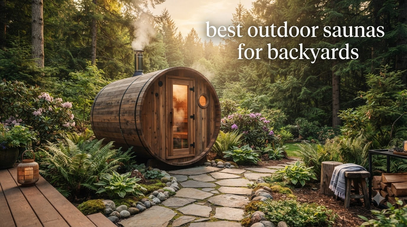 best outdoor saunas for backyards