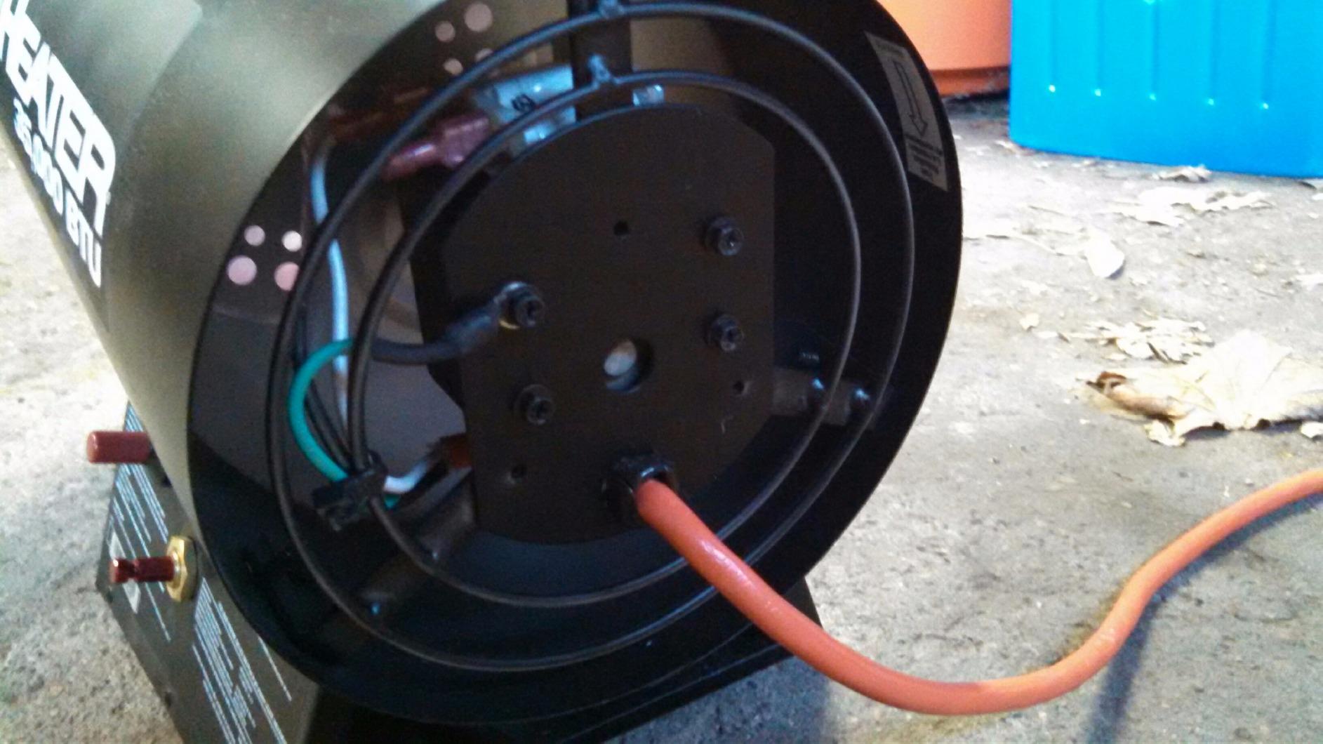 Mr. Heater 35,000 BTU Propane Forced-Air Heater #MH35FA, Black customer photo 1