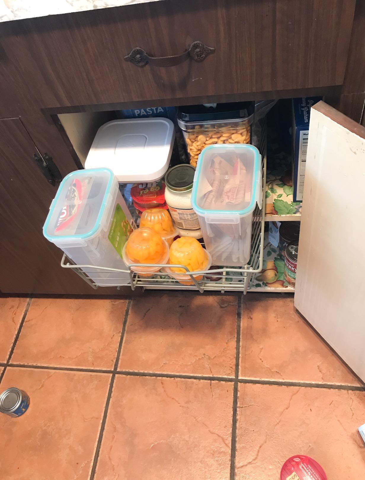 ClosetMaid Pull Out Cabinet Organizer, Heavy Duty, Slide Out Pantry Shelves Drawers for Kitchen, Bathroom, 5.25