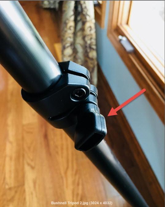Bushnell Advanced Tripod for Binoculars, Spotting Scopes, and Cameras - Durable Aluminum Construction with Adjustable Legs and Center Column for Stability, Black customer photo 1