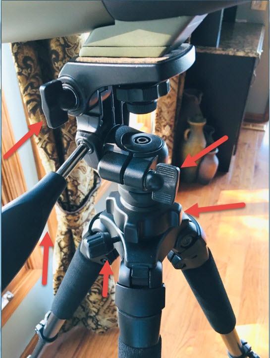 Bushnell Advanced Tripod for Binoculars, Spotting Scopes, and Cameras - Durable Aluminum Construction with Adjustable Legs and Center Column for Stability, Black customer photo 2