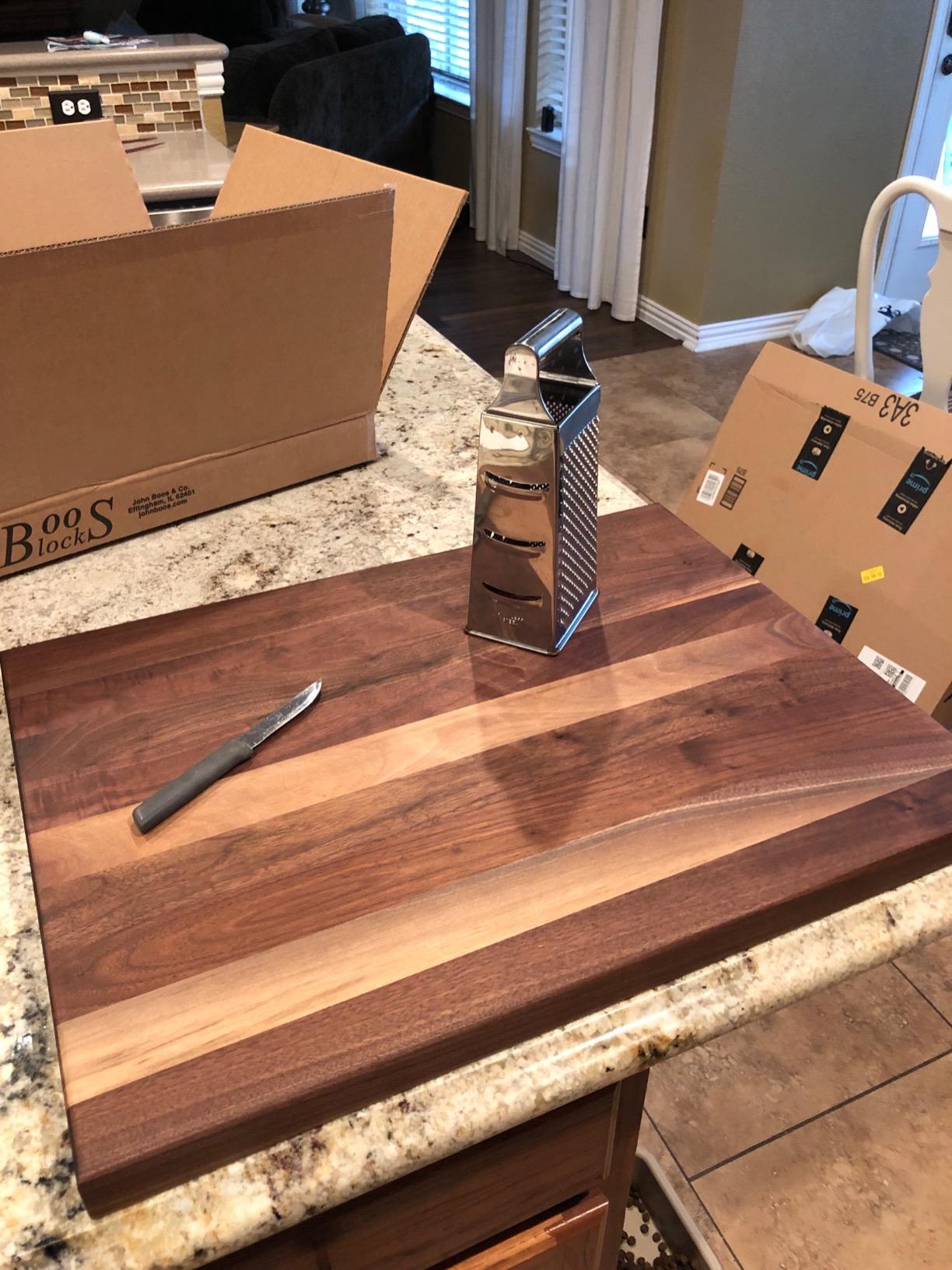 John Boos R-Board Series Rectangular Wooden Maple Cutting Board 24