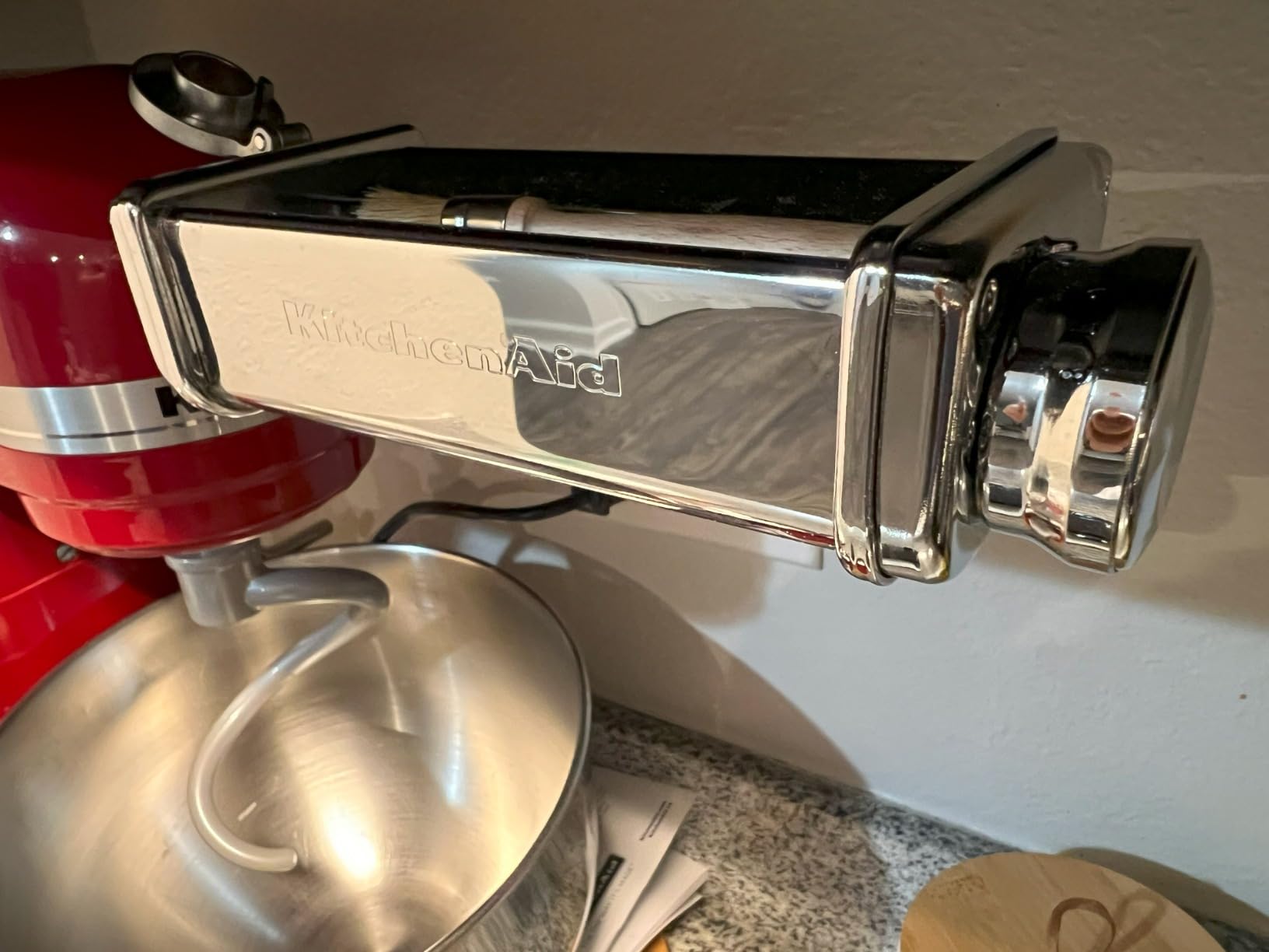KitchenAid KPRA Pasta Roller & Cutter Set - Spaghetti & Fettuccine Attachment customer photo 1