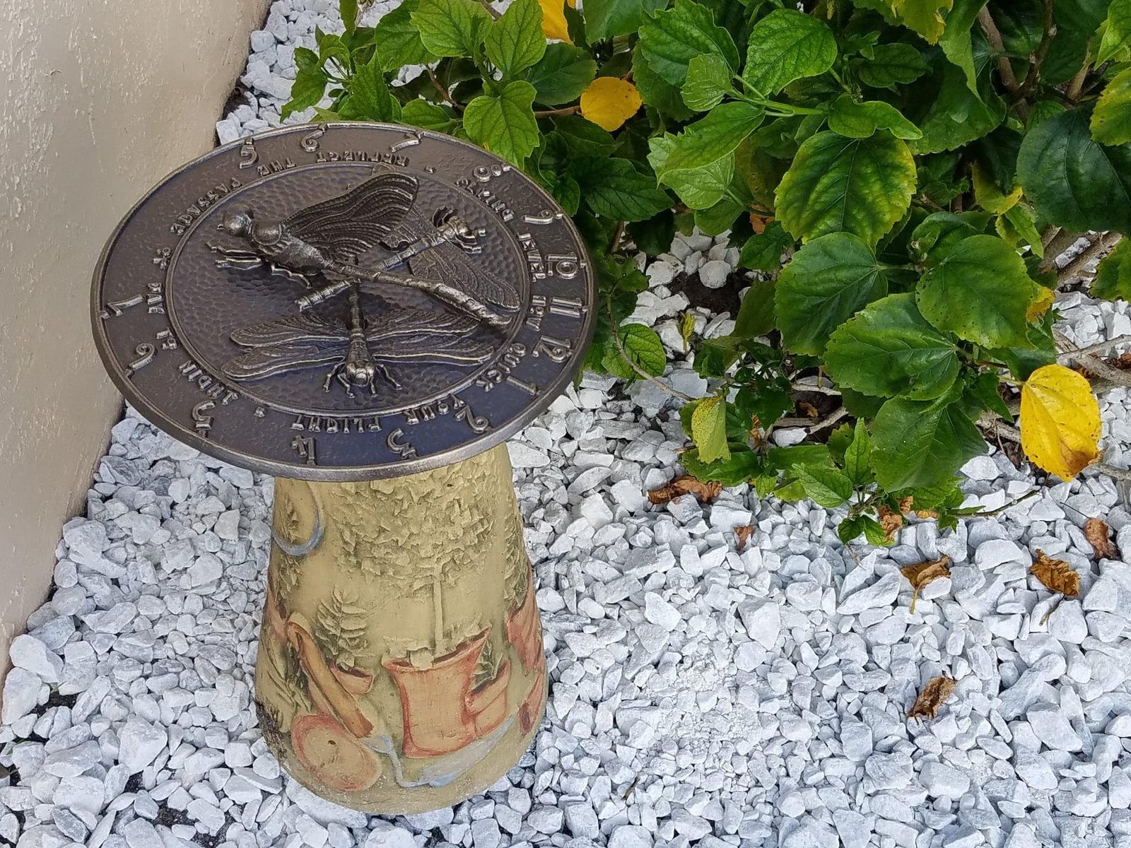 Whitehall Products Dragonfly Sundial, 12