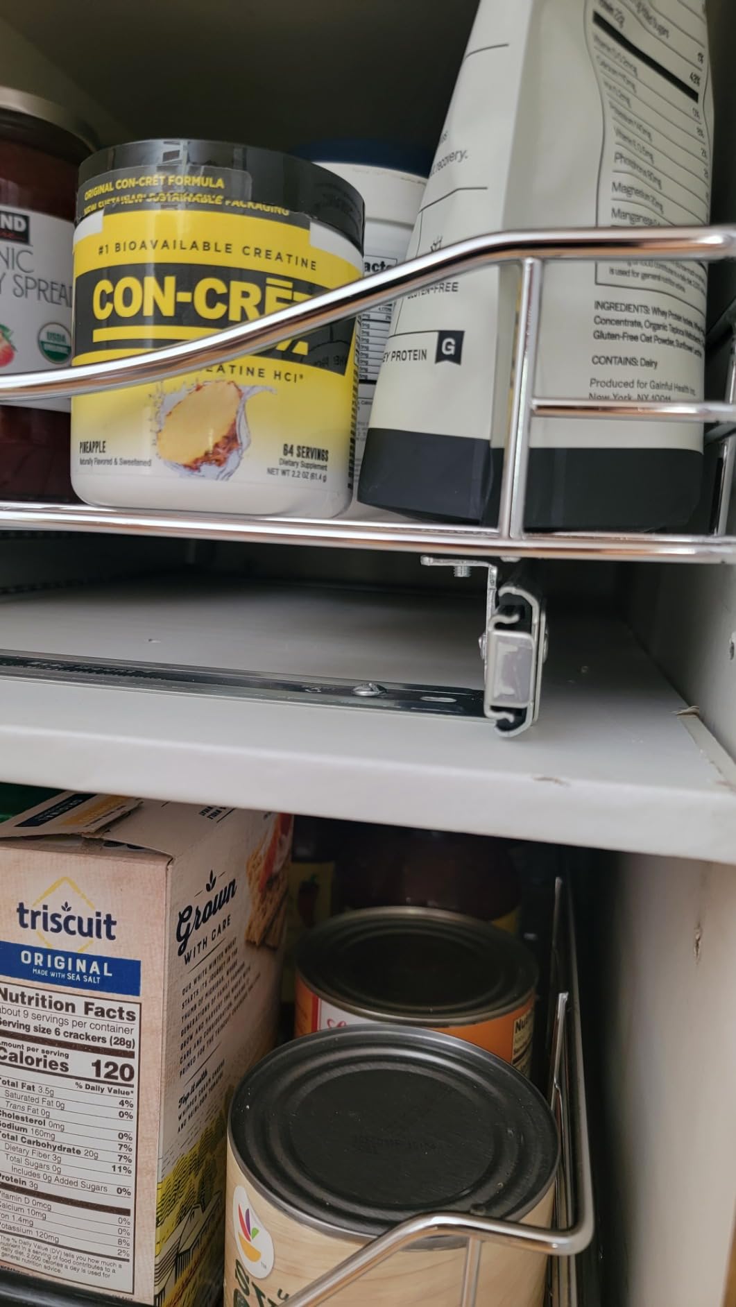 LYNK PROFESSIONAL Pull Out Cabinet Organizer, Kitchen Slide Out Drawer, 14W x 21D Chrome Rollout Shelf customer photo 2