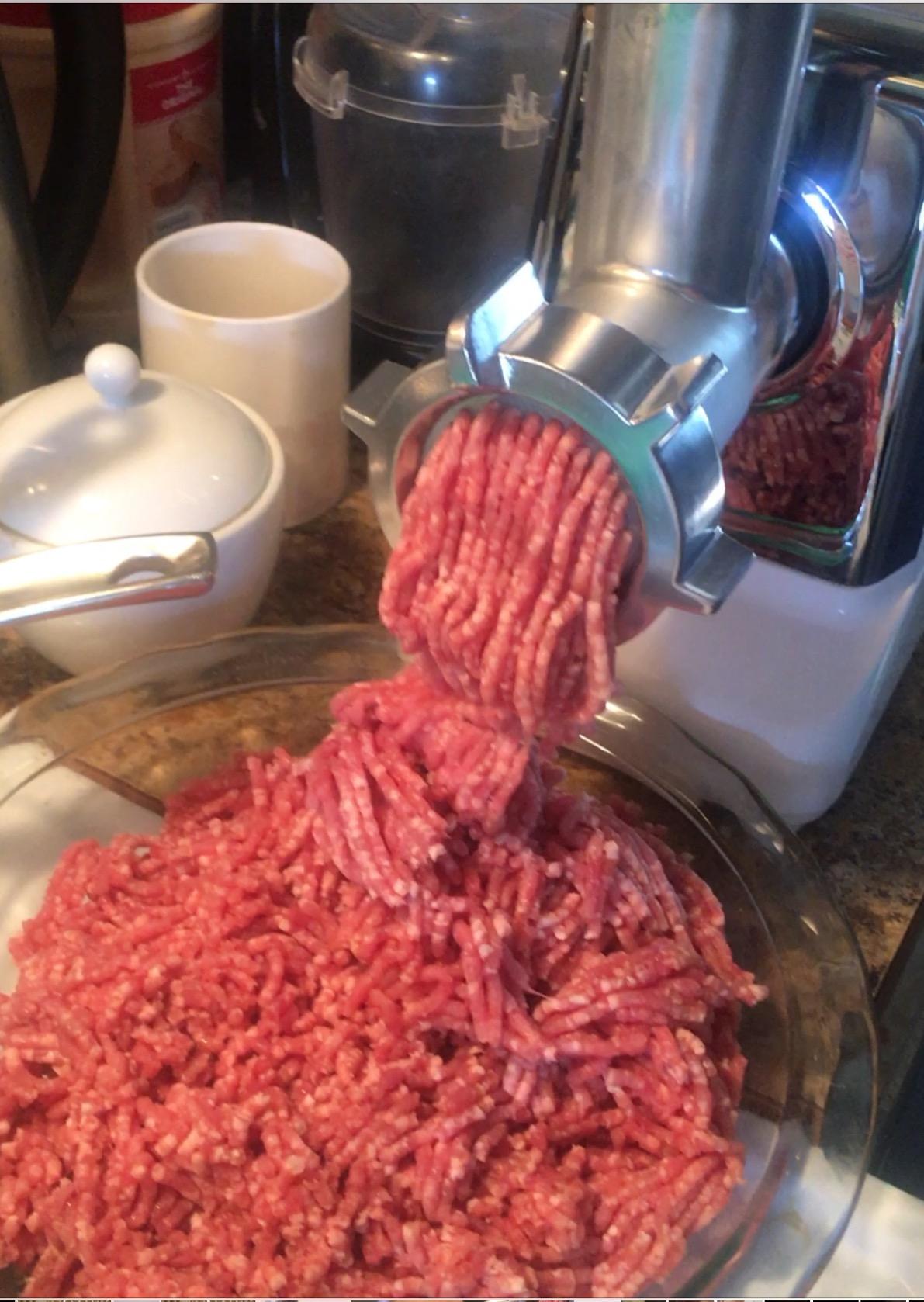STX International Turboforce 3000 Series 5-in-1 Electric Meat Grinder | 3000W Max | 3-Speed | Size #12 | 5 Grinding Plates | 3 Stainless Steel Blades | Sausage Stuffer | Kubbe Maker & More Included customer photo 1