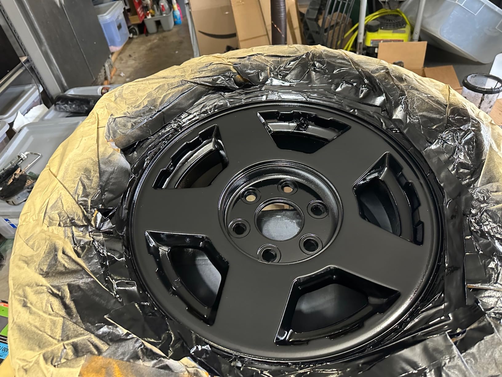 Restoration Shop Jet Black (Gloss) Acrylic Enamel Auto Paint - Gallon Kit customer photo 2