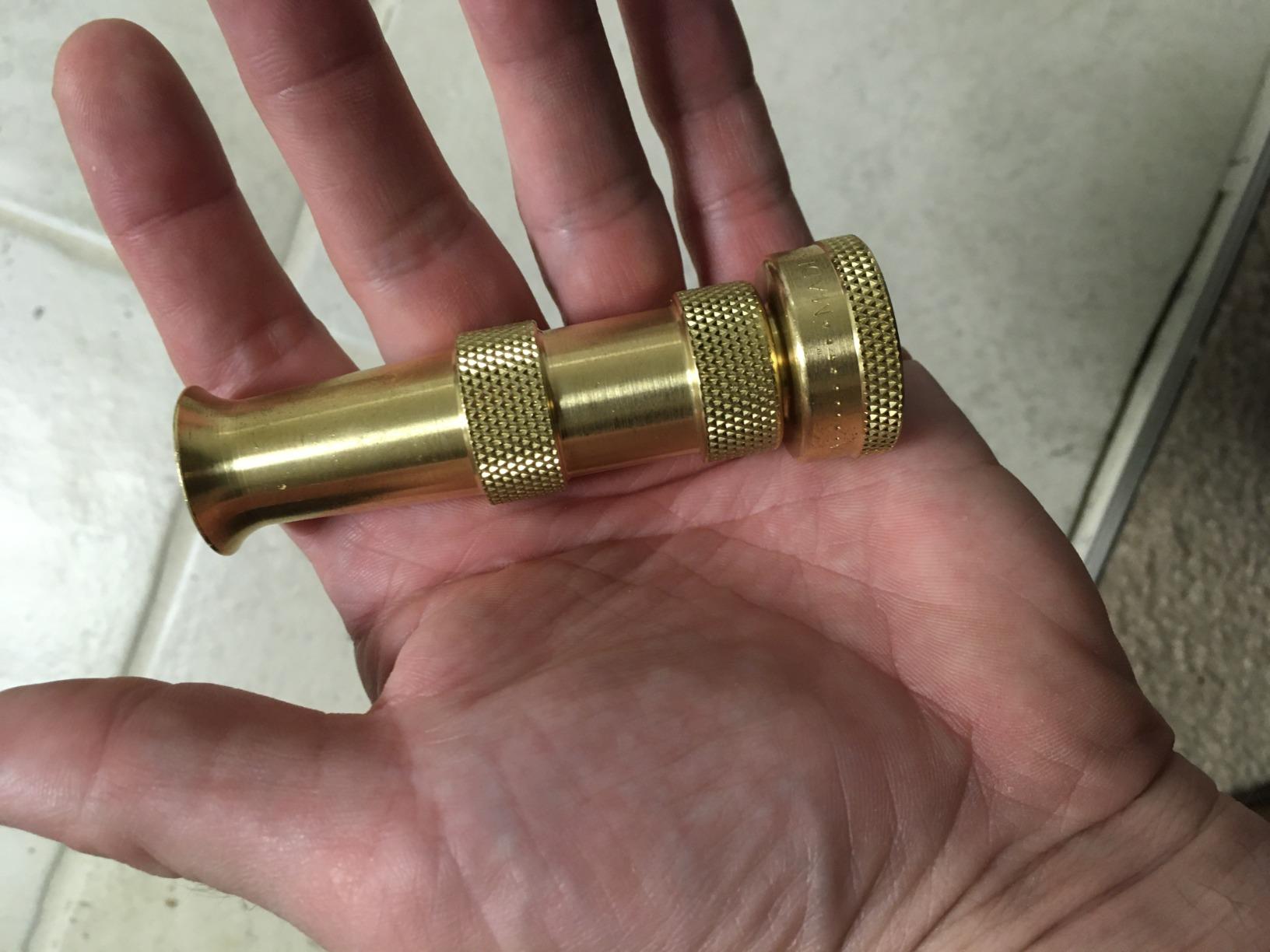 Dramm 12380 Heavy-Duty Brass Adjustable Hose Nozzle customer photo 1