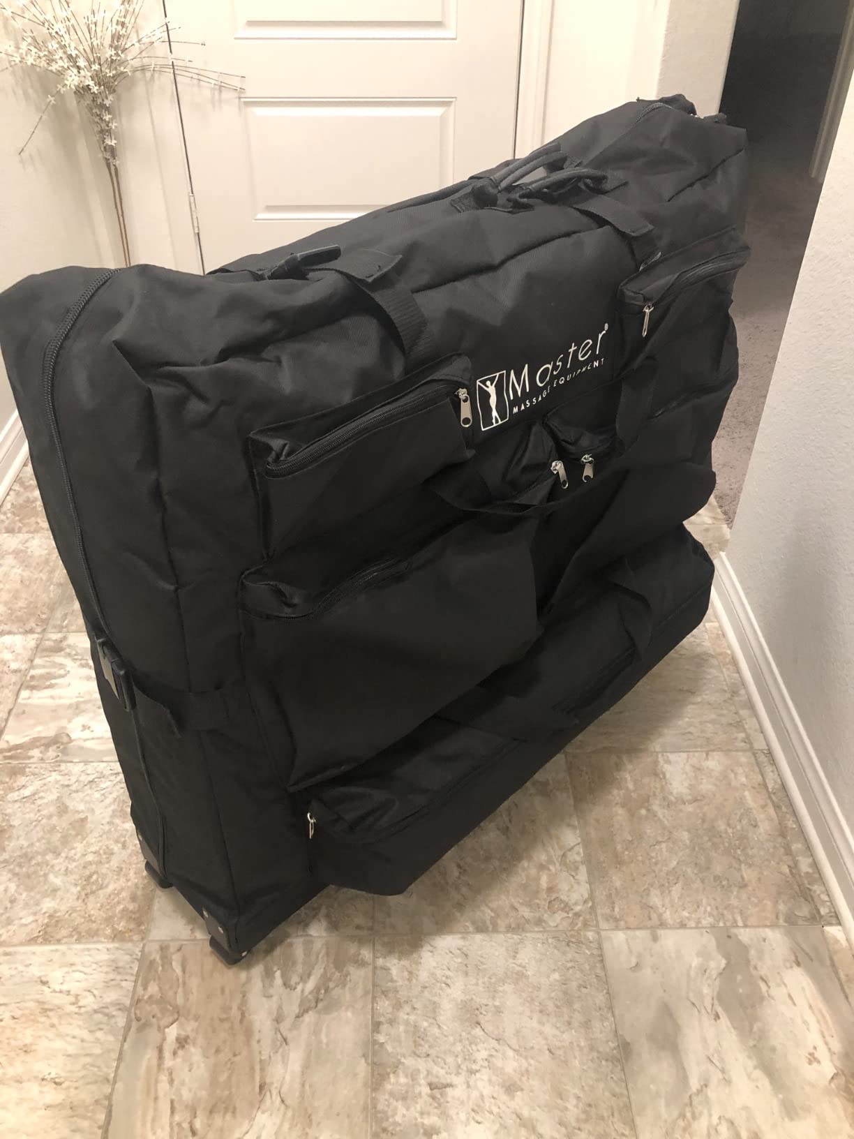 Master Massage Universal Size Wheeled Massage Table Carry Case with Wheels, Oversized Carrying Bag for Foldable Massage Bed with Castors-Fits 27